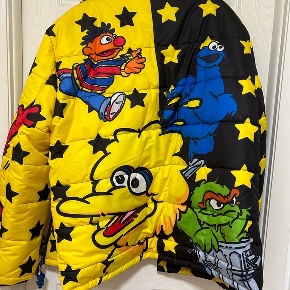 ADULT Sesame Street Puffy Coat NWOT - Picture 2 of 4